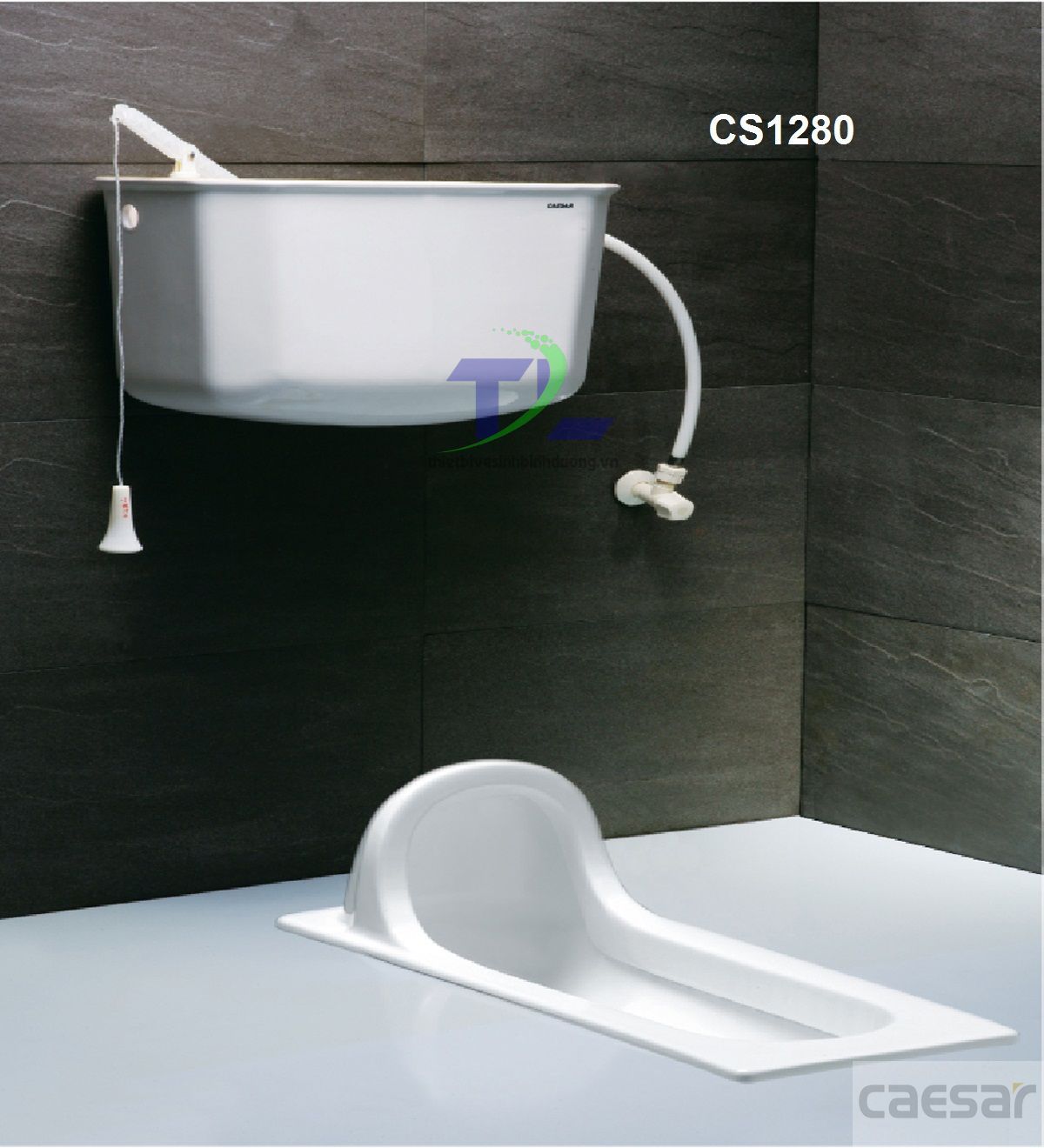 Bồn cầu sứ CAESAR CS1280